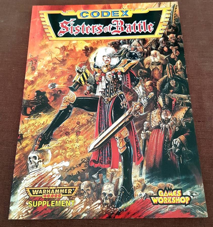 Warhammer 40k RARE Sisters Of Battle CODEX