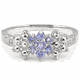ALLURING 0.29 CTR GENUINE TANZANITE RING