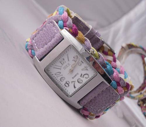 WOMENS WEAVED COSTUME WATCH