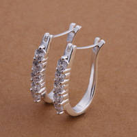 925 STERLING SILVER PL P EAR RINGS!!!!!!