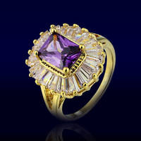 GPL CUBIC ZIRCONIA RING SIZE 7