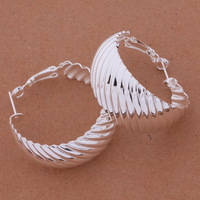 925 STERLING SILVER PL EAR RINGS!!!!!!