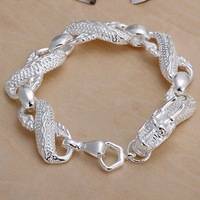 925 STERLING SILVER PL DRAGON BRACELET