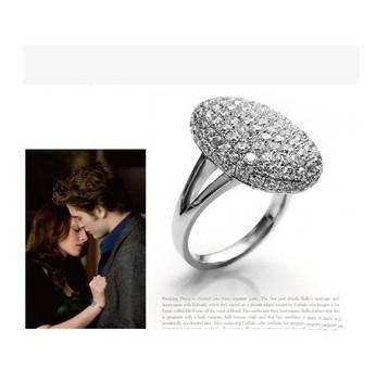 NEW REPLICA ENGAGEMENT CRYSTAL BELLA RING SIZE 20