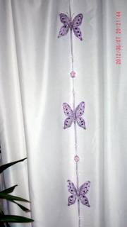 Princess Butterflies on ribbon  Windows, curtains and walls decor