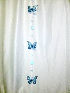 Princess Butterflies on ribbon  Windows, curtains and walls decor