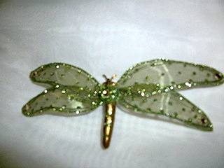Dragonflies with clips (50 x 130mm) clip on curtains/lamps or wedding decor