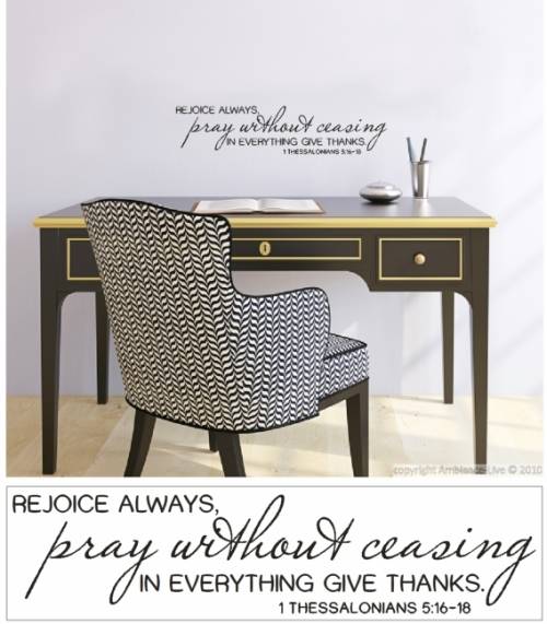 Vinyl Decals Wall Art Stickers - Rejoice
