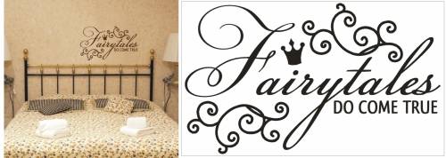 Vinyl Decals Wall Art Stickers - Fairytales Come True