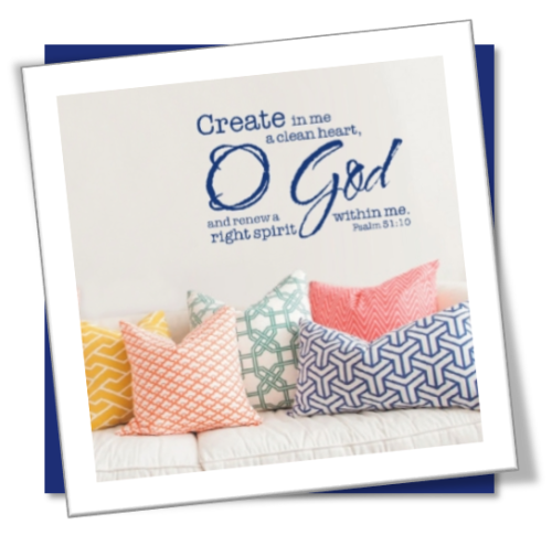 Vinyl Decals Wall Art Stickers - Clean Heart