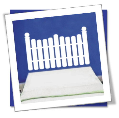 Vinyl Decals Wall Art Stickers - Headboard Picket Fence SINGLE