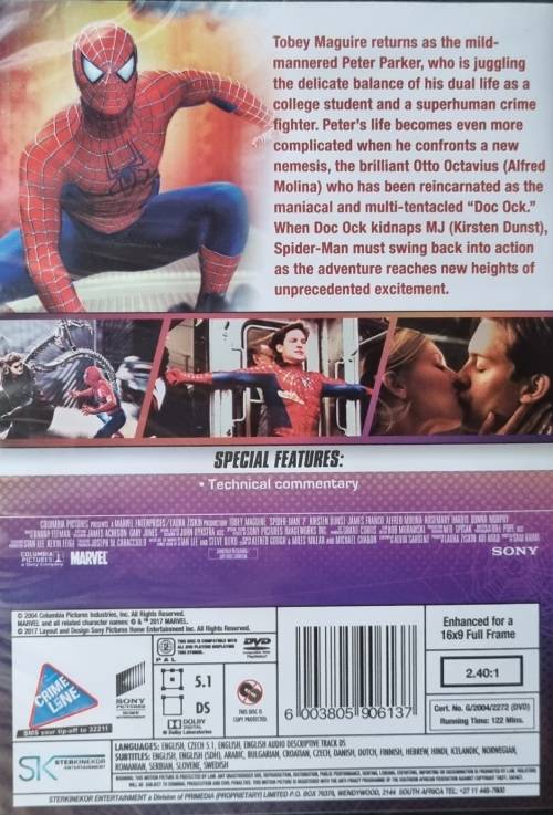DVD: Spiderman 2