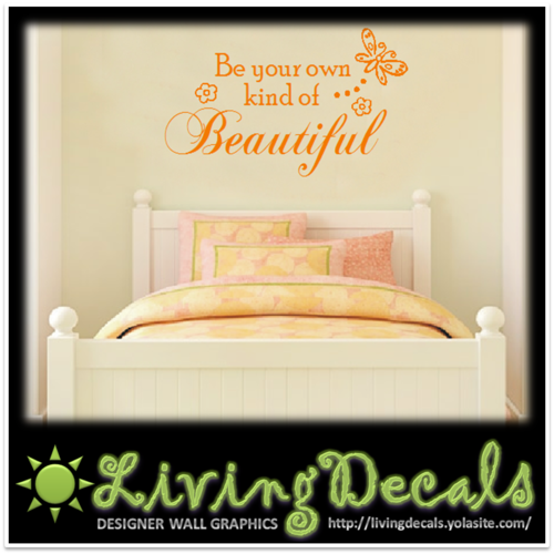 Vinyl Decals Wall Art Stickers - Beautiful Kind (LARGE)