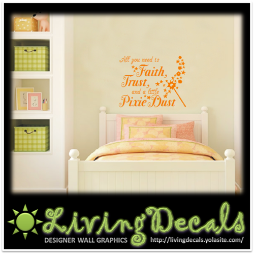 Vinyl Decals Wall Art Stickers - Pixie Dust