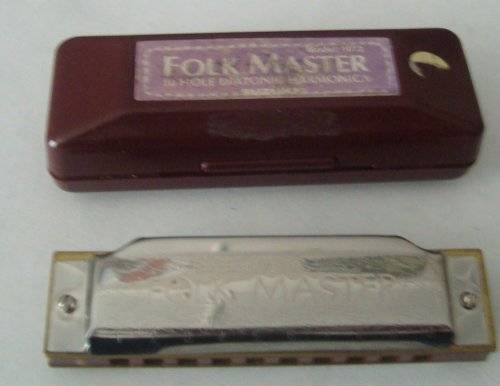 FOLK MASTER 10 HOLE DIATONIC HARMONICA