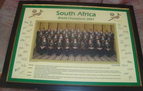 RUGBY SOUTH AFRICA WORLD CHAMPIONS 2007