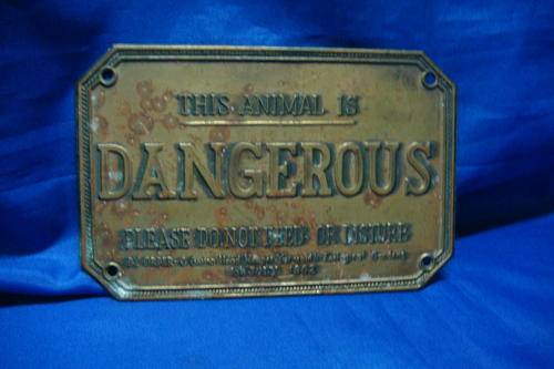 Small Plaque from the Zoological Garden from July 1862