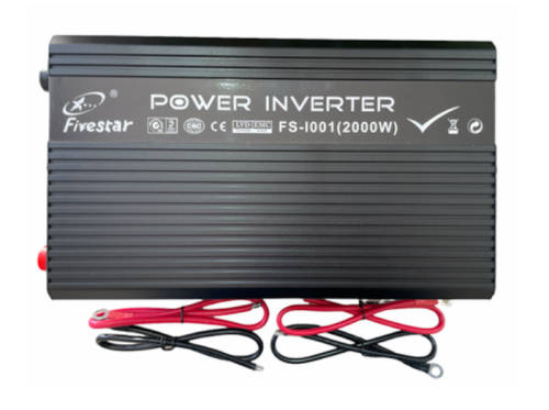 2000w 12v Black Inverter Modified Sine Wave