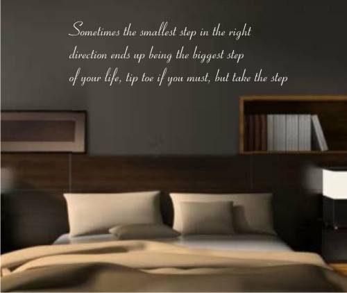 Vinyl Decal - Sometimes - Inspirational Quote - Wall Art