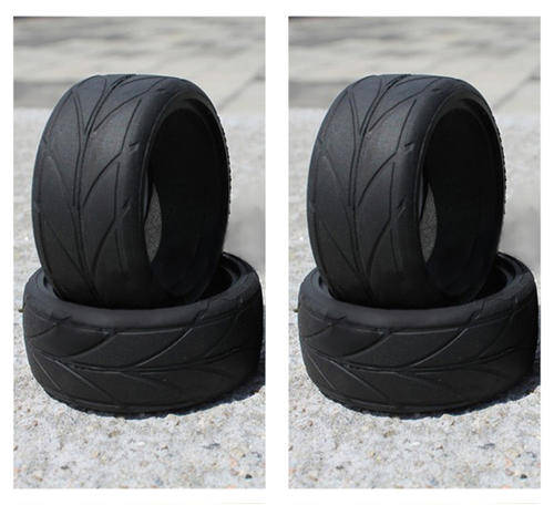 * 1/10 RC Car * Set of 4pc Rubber Tires (with 4pc Tire Inners) * Free Shipping! *