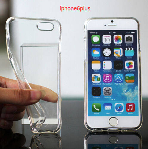 * Transparent Clear Silicone Gel Cover for iPhone 6 Plus * Free Shipping! *