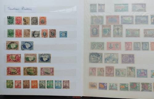 LARGE 16PG STOCKBOOK IN GOOD CONDITION WITH BR COMMONWEALTH - LOTS OF SETS / VALUE