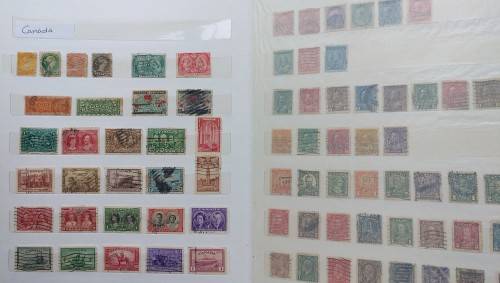 LARGE 16PG STOCKBOOK IN GOOD CONDITION WITH BR COMMONWEALTH - LOTS OF SETS / VALUE