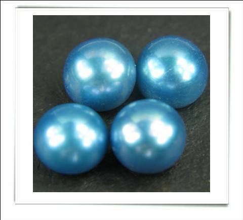 CLEARANCE SALE - Natural Fresh Water Pearls - Blue - 3.48cts avg. each - 48 pcs on offer!