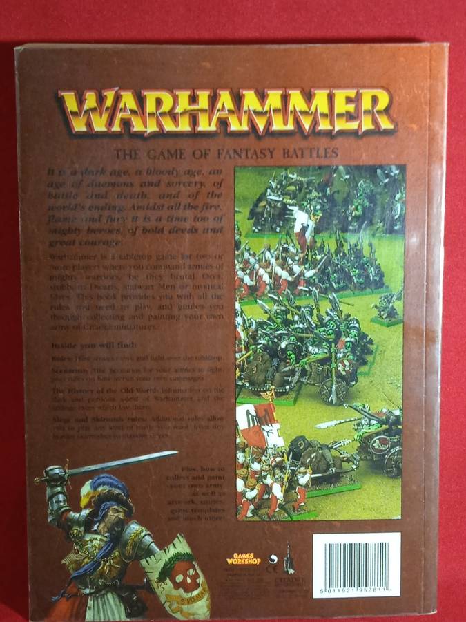 WARHAMMER THE GAME OF FANTASY BATTLES BOOK