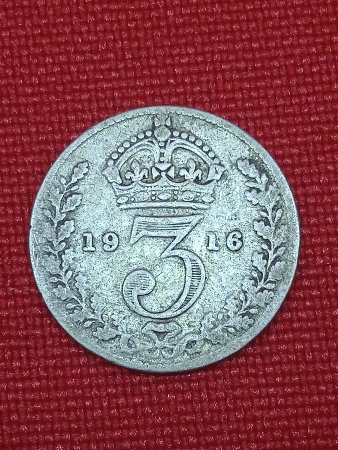 STERLING SILVER U.K 1916 3D