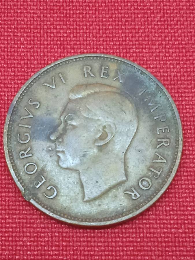 1942 HALF PENNY