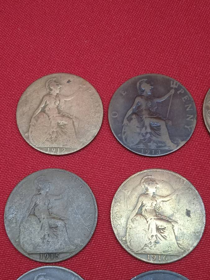 U.K PENNIES