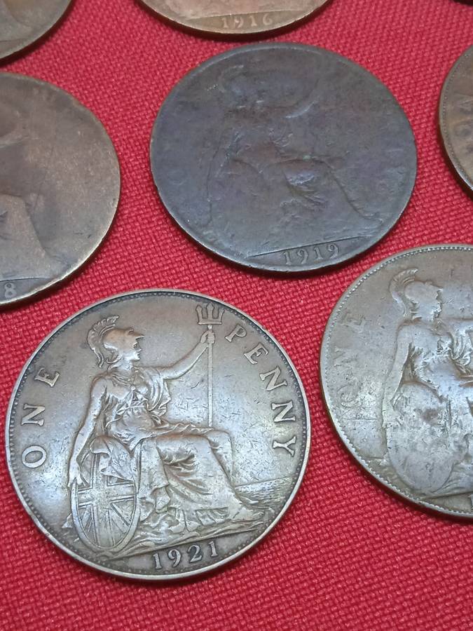 U.K PENNIES