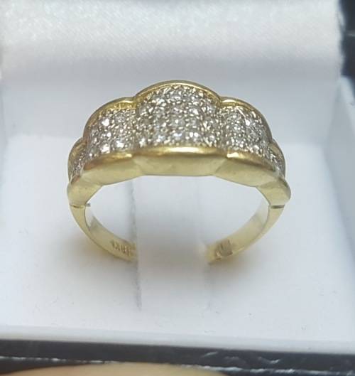 0.75CT DIAMOND 18CT GOLD RING