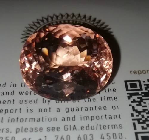 22.26Ct Morganite ( GIA certified )