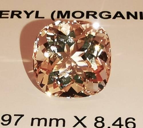* MORGANITE *  7.60CT MORGANITE