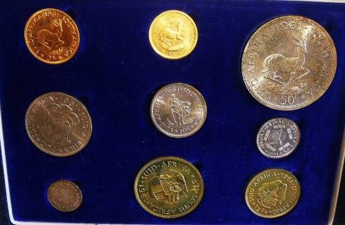 1961 Long proof set (Full set ! Gold coins included !)