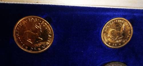 1961 Long proof set (Full set ! Gold coins included !)