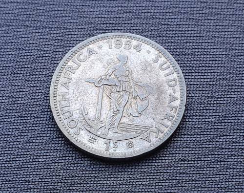 1954 South African 1 Shilling