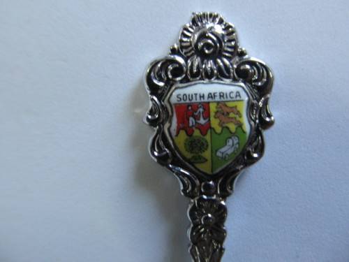 Spoon Sugar Souvenir South Africa Silver Colour 110mm