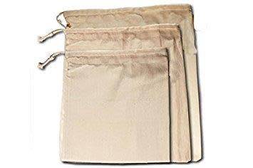 Utility Bag Draw String Close Hardwearing Durable Fabric Natural Colour 470mm x 250mm