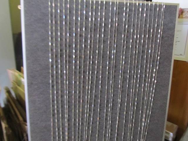 Beaded Curtain, White, 80cm x 172cm