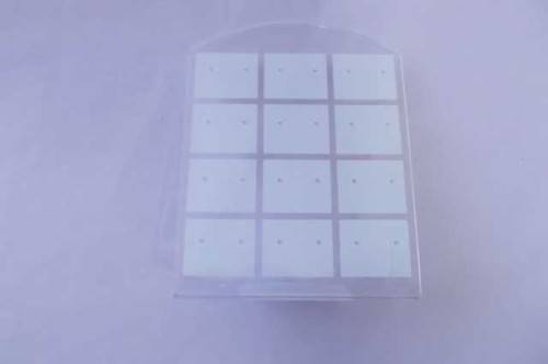 Earring Display Stand, Clear Perspex, Holds 12 Pairs, 10cm, 1pc