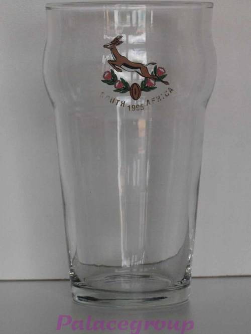 1 Set - 10 x Glasses, Rugby World Cup 1995 Beer Glasses, 400ml, See Photos...