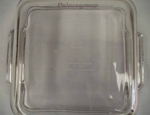 Anchor Ovenware Square Baking Dish - USA, Oven And Microwave Safe, Clear Glass, 200 x 200 x 55mm, 2l