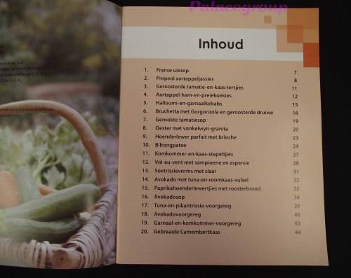 Lekker en Vinnig, Voorgeregte, Volkleur, 20 Resepte, Sagte Band, 48bl