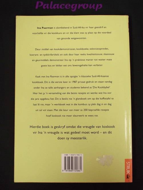Kook Met Ina Paarman - Kook Met Vertroue, 200 Resepte, 140bl, Sagte Band, A4