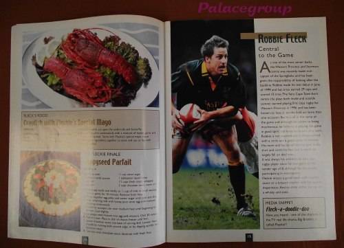 The Outdoor Cook Book Of Our Springbok Rugby Players 2001, Full Colour, 70 Rec, Paper Back, 64pg, A4