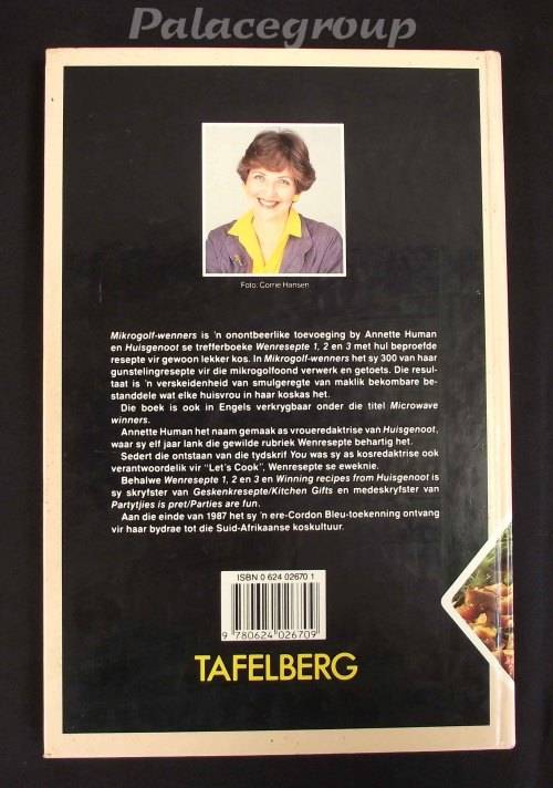 Mikrogolf - Wenners, Anette Human, 300 Resepte, 200 Bladsye, Hardeband, A4