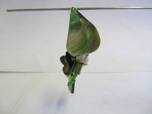 Pendant, Shell, Green, 58mm, 1pc
